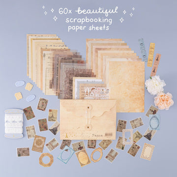 Tsuki ‘Journée à Paris’ Scrapbook Sticker Set ☾